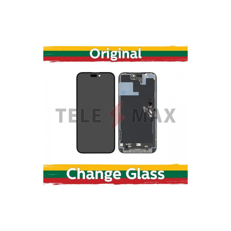 Screen for iPhone 15 Pro Max black (Updated: Telemax)