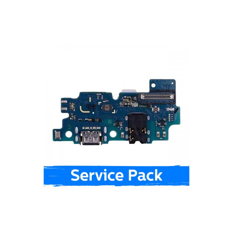 Krovimo lizdas skirtas Samsung A505 2019 A50 su lanksčiąja jungtimi / plata (Service Pack)