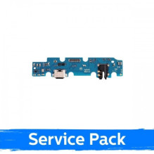 Krovimo lizdas skirtas Samsung T225 Tab A7 Lite su lanksčiąja jungtimi / plata (Service Pack)