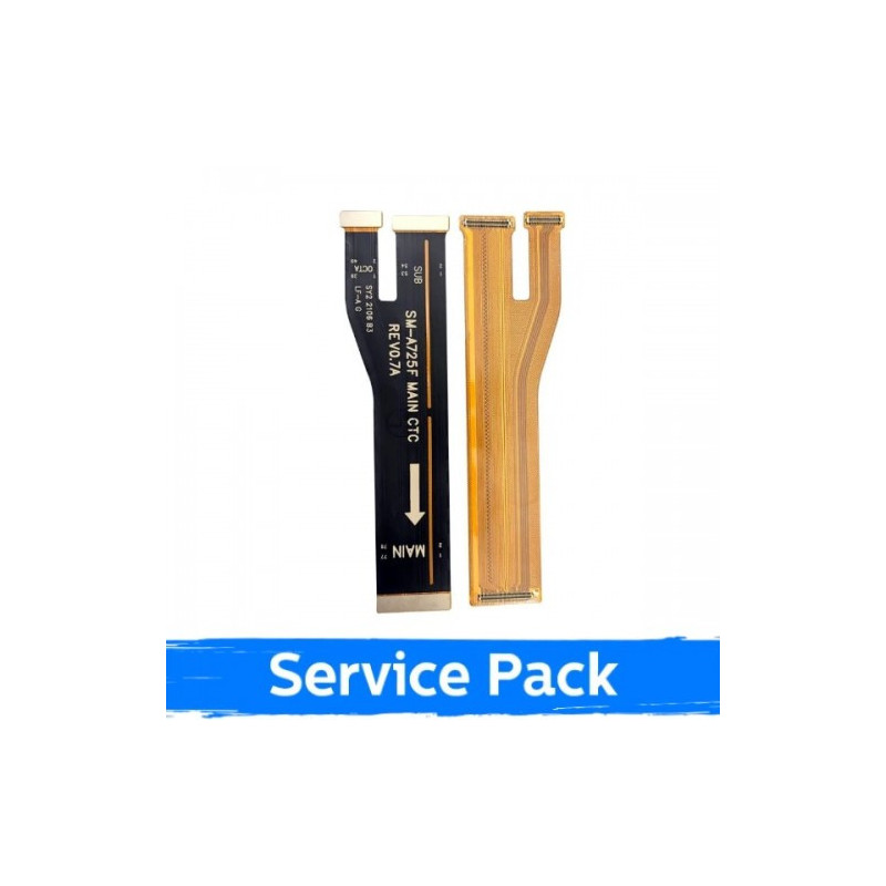 Lanksčioji jungtis skirta Samsung A725 A72 pagrindinė ekrano ir matinimo / (SUB / OCTA)(MAIN) / (Service Pack)