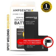 Battery for AMP for iPhone 11 Pro Max (A2218) / 3in1 Package / Including Tag-On Flex