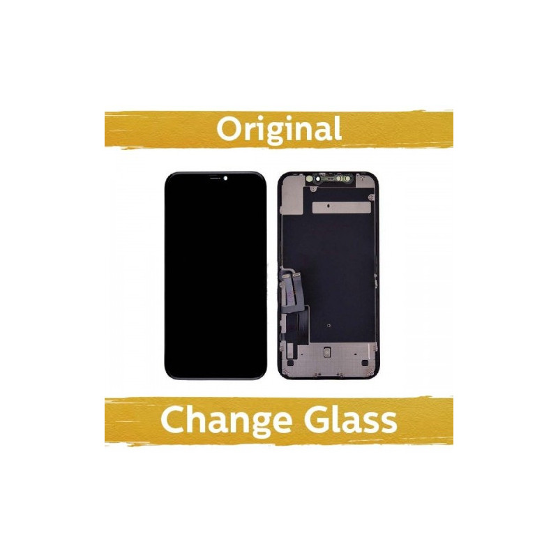 Screen for iPhone 11 black (+ metal sheet) (Updated: China)