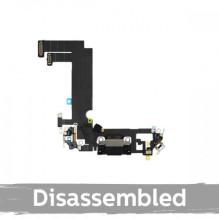 Charging port for iPhone 12 Mini with flexible connector / White / (100% original / from the device)