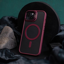 Dėklas 'MagCase Extra Lens' skirtas Apple iPhone 16 Pro Max bordo