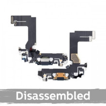 Charging port for iPhone 13 Mini with flexible connector / Pink / (100% original / from the device)