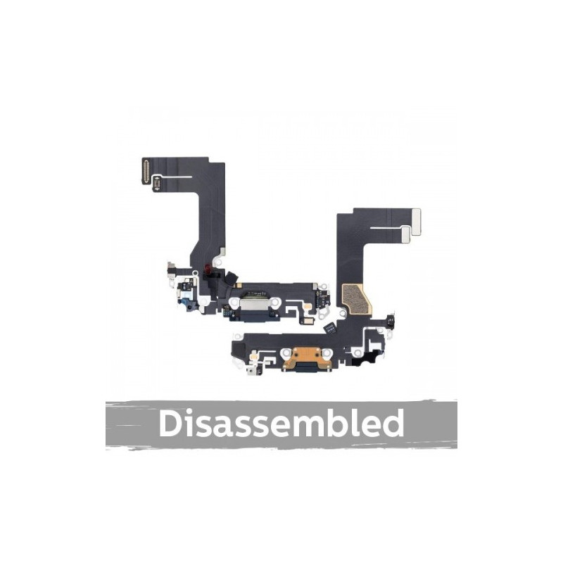 Charging port for iPhone 13 Mini with flexible connector / Pink / (100% original / from the device)