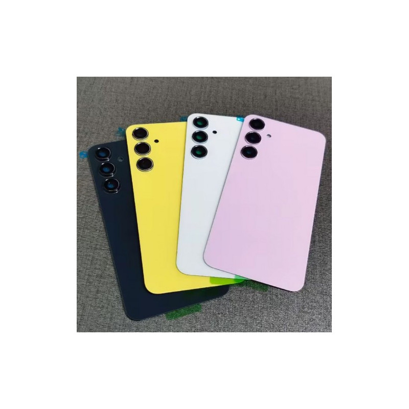 Galinis dangtelis skirtas Samsung A556 A55 5G / Lemon / (su kameros stikliuku) OEM