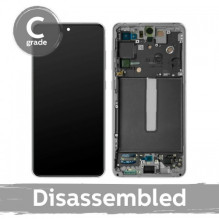 Screen for Samsung G990 S21 FE 5G with frame / Graphite / (7.5 / 10 used)