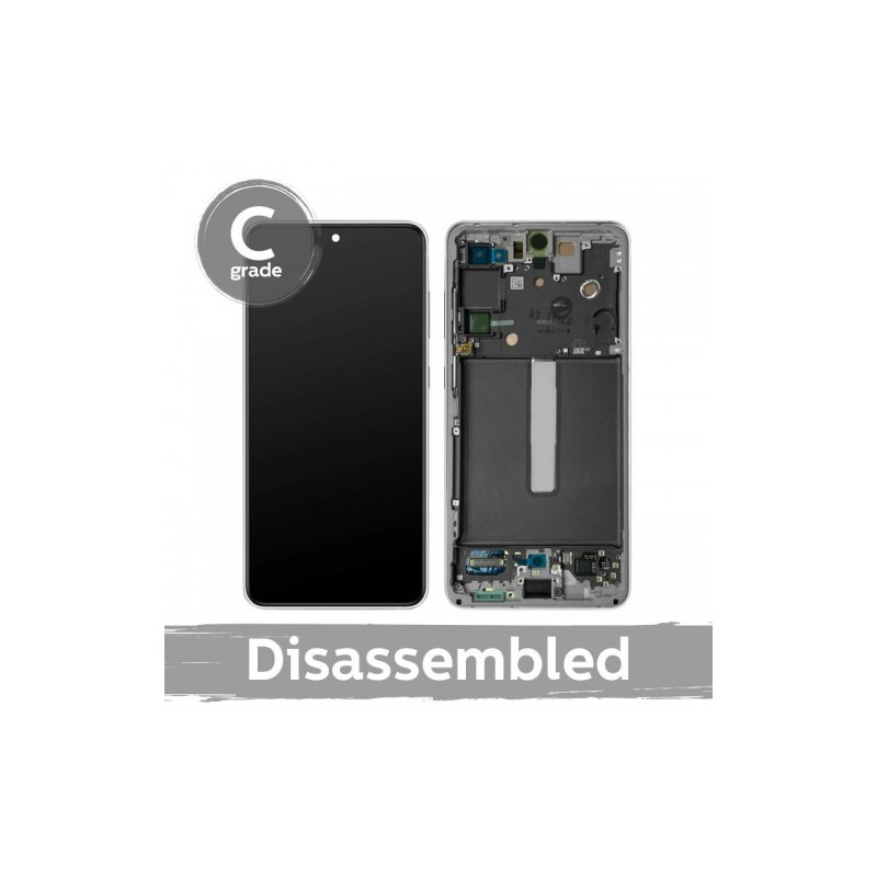 Screen for Samsung G990 S21 FE 5G with frame / Graphite / (7.5 / 10 used)