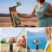 Joyroom 'JR-ZS413' magnetinis telefono stovas juodas