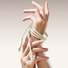 USB Cable Joyroom 'S-A53' beige 'Lightning' 120cm