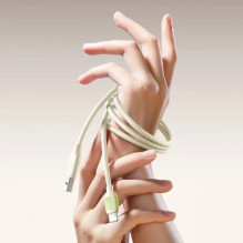 USB Kabelis Joyroom 'S-A53' smėlio spalvos 'Type-C / Lightning' 200cm