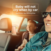 Automobilinis laikiklis Baseus 'Back Seat' juodas (ne magnetinis / sėdynei)