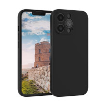 Dėklas 'Liquid Silicone' skirtas Samsung S937 S25 Edge juodas