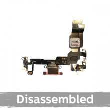 Charging port for iPhone 15 with flexible connector / Green / (100% original / from the device)