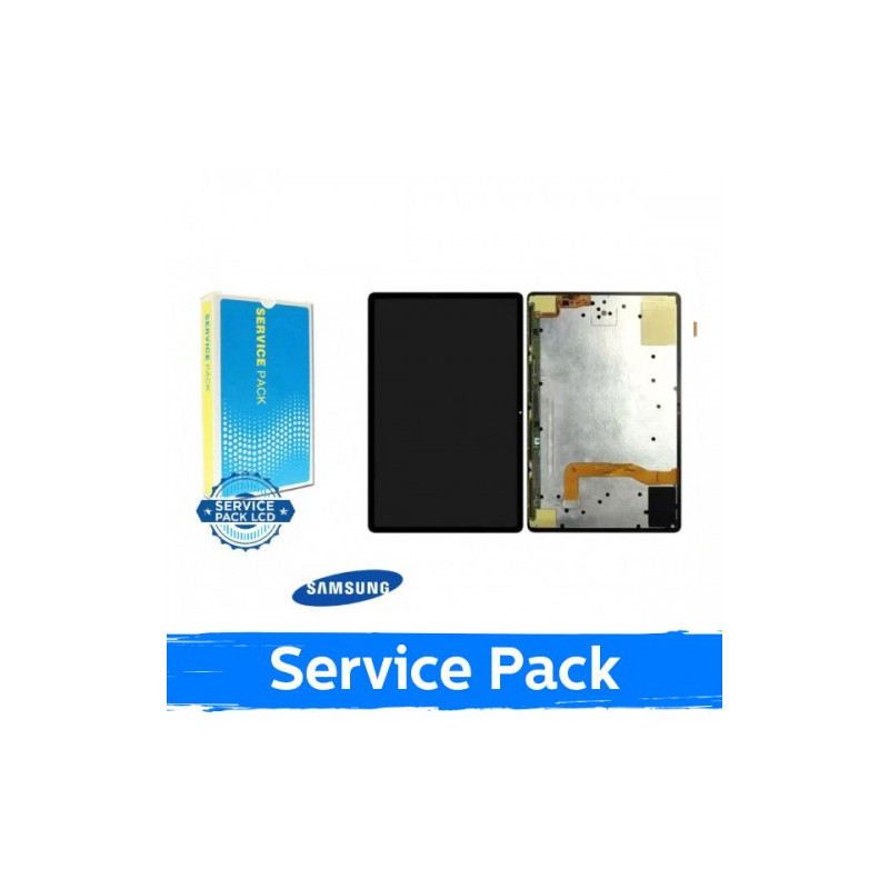 Screen for Samsung T970 / T976 Tab S7 Plus 2021 black (Service Pack)