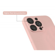 Dėklas 'Liquid Silicone' skirtas Samsung S937 S25 Edge rožinis