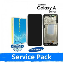 Ekranas skirtas Samsung A266 A26 5G su rėmeliu / White / (Service Pack)