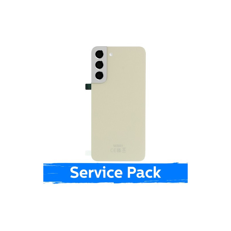 Galinis dangtelis skirtas Samsung S906 S22 Plus / Cream / (Service Pack)