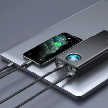 External battery Baseus 'Amblight' black 30000mAh 65W (PD / QC3.0)