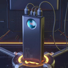 External battery Baseus 'Amblight' black 30000mAh 65W (PD / QC3.0)