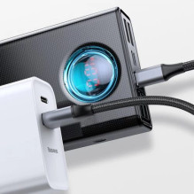 Išorinė baterija Baseus 'Amblight' juodas 30000mAh 65W (PD / QC3.0) Išorinė baterija Baseus 'Amblight' juodas 30000mAh 65W (PD / QC3.0)