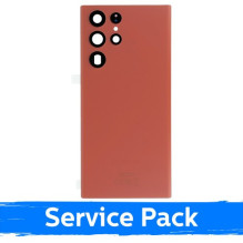 Galinis dangtelis skirtas Samsung S908 S22 Ultra / Red / (Service Pack)