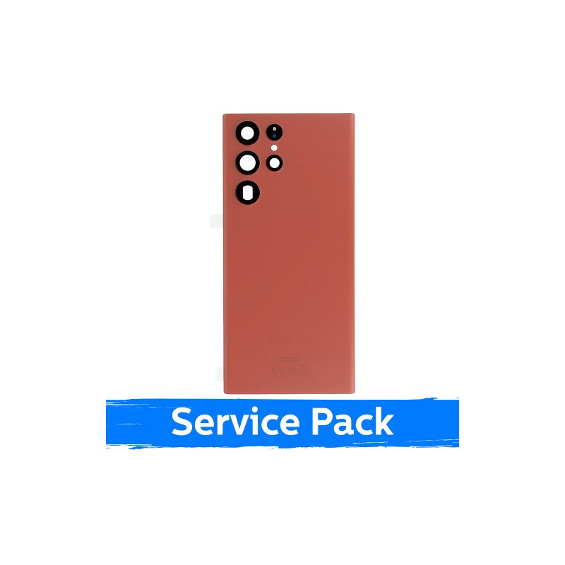 Galinis dangtelis skirtas Samsung S908 S22 Ultra / Red / (Service Pack)
