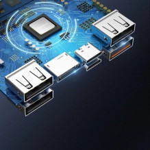 External battery Baseus 'Amblight' black 30000mAh 65W (PD / QC3.0)