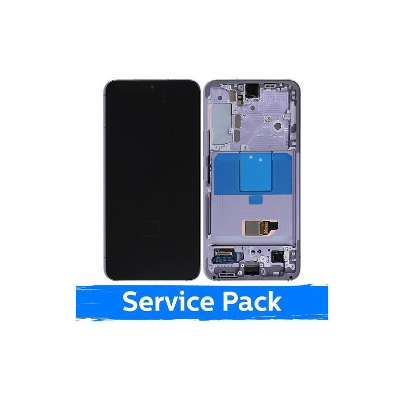 Ekranas skirtas Samsung S901 S22 su rėmeliu / Bora Purple / (Service Pack)