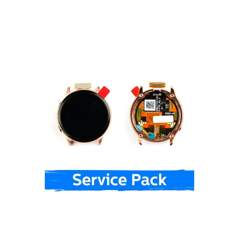 Ekranas skirtas Samsung Watch Active 40mm su rėmeliu / Gold / (Service Pack)