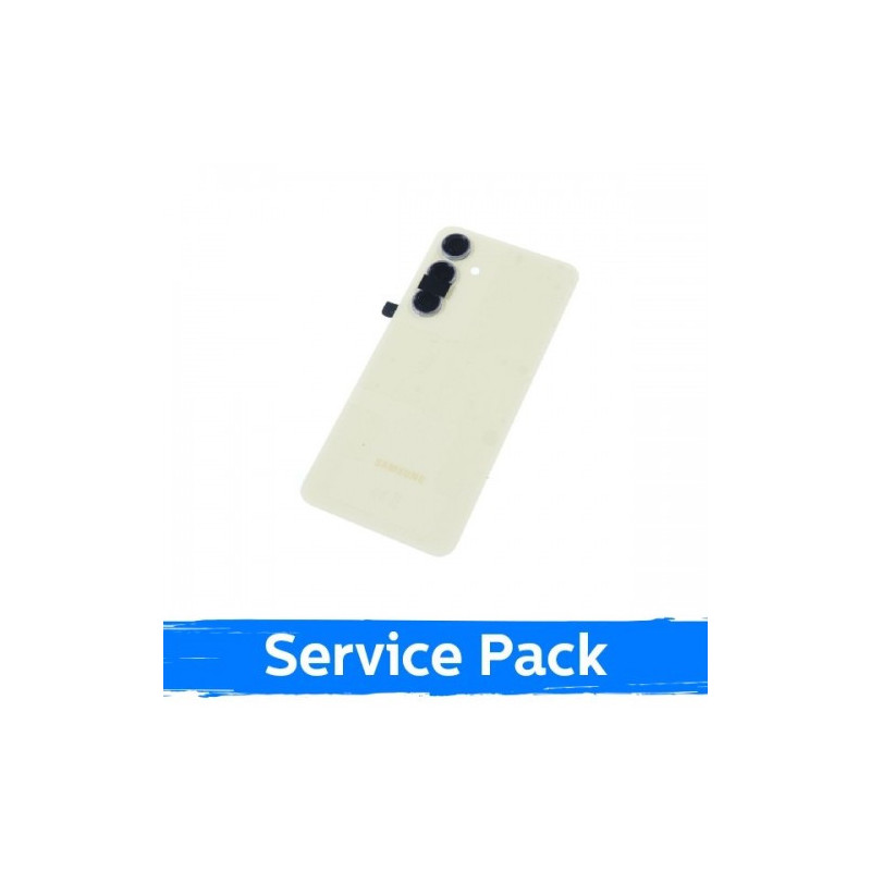 Galinis dangtelis skirtas Samsung S721 S24 FE / Yellow / (Service Pack)