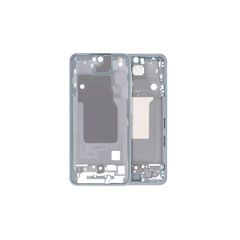 Ekrano rėmas / vidinis korpusas skirtas Samsung A556 A55 5G (Ice Blue)