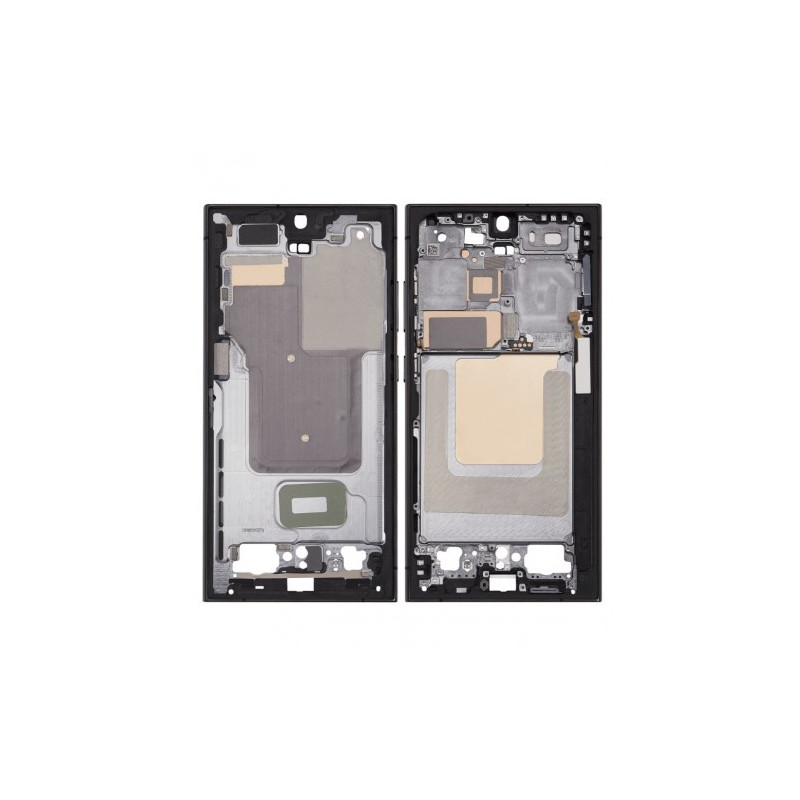 Ekrano rėmas / vidinis korpusas skirtas Samsung S928 S24 Ultra Titanium Black (Blue / Green)