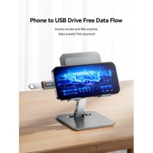 Adapteris Essager 'HuntU' juodas (In: Type-C / Out: USB )