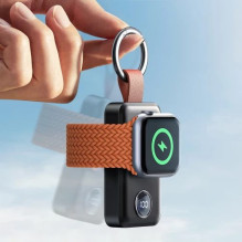 Išorinė baterija Joyroom'JR-WQW01' juoda 2000mAh (skirta Apple Watch)