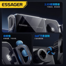 Car holder Essager 'Cosmo' black (Magsafe 15W / auto locking and rotation) (non-magnetic / for grille) Car holder Essager 'Cosmo' black (Magsafe 15W / auto locking and rotation) (non-magnetic / for grille)