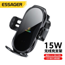 Car holder Essager 'Electric' black (Magsafe 15W / auto locking and rotation) (non-magnetic / for grille)