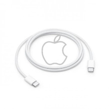 USB Cable Apple 'Woven' MQKJ3ZM / A (A2795) white 100cm 'Type-C / Type-C' / 100% Genuine / + BOX