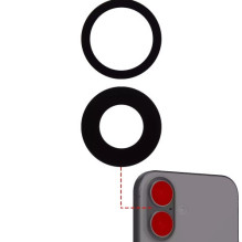 Galinės kameros stikliukas skirtas Apple iPhone 16 / 16 Plus galinės kameros stikliukas (2vnt) / PREMIUM /