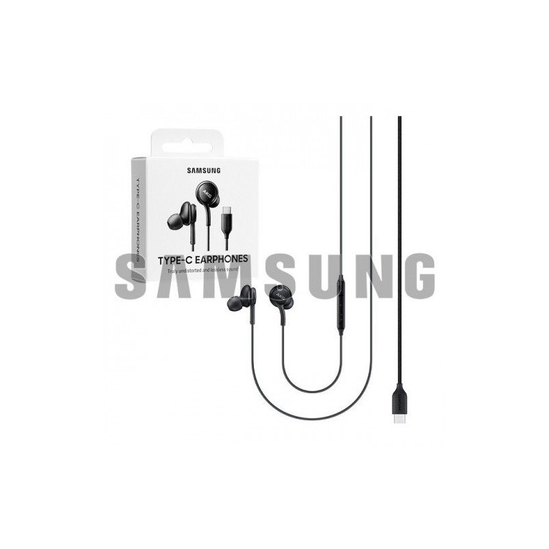 Laidinė laisvų rankų įranga Samsung EO-IC100 juoda / 100% Genuine / Type-C
