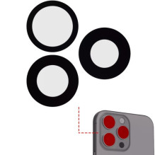 Rear camera glass for Apple iPhone 16 Pro / 16 Pro Max rear camera glass (3pcs) / PREMIUM /
