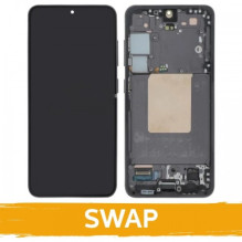 Screen for (S) Samsung S921 S24 with frame / Onyx Black / (Updated: Telemax)