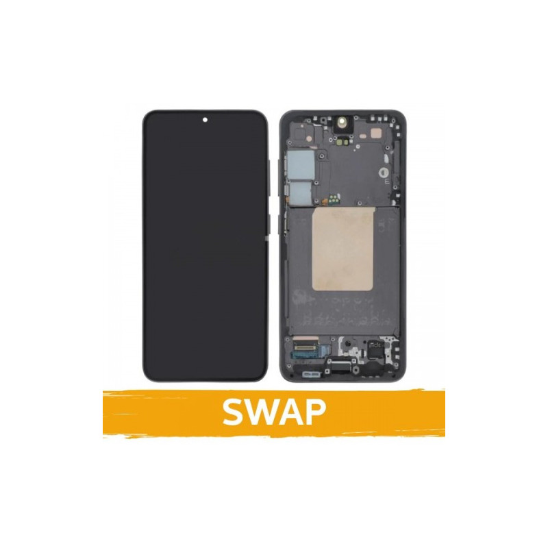 Screen for (S) Samsung S921 S24 with frame / Onyx Black / (Updated: Telemax)