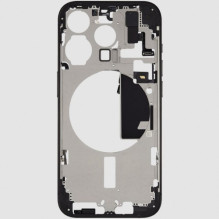 Korpusas skirtas iPhone 15 Pro vidinis (vidurinis) korpusas / Black Titanium / OEM