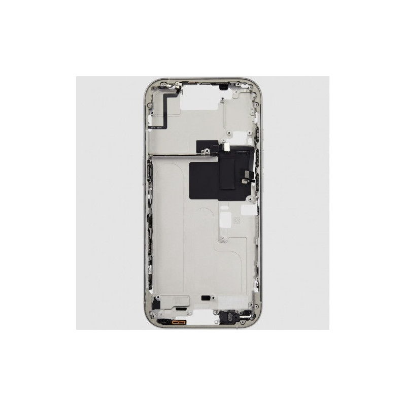 Housing for iPhone 16 Pro Max inner (middle) housing / White Titanium / OEM