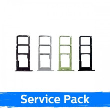Samsung A146 A14 SIM kortelės stalčiukas / Black / (Service Pack)