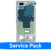 Ekrano rėmas / vidinis korpusas skirtas Samsung S918 S23 Ultra / Cream / (Service Pack)