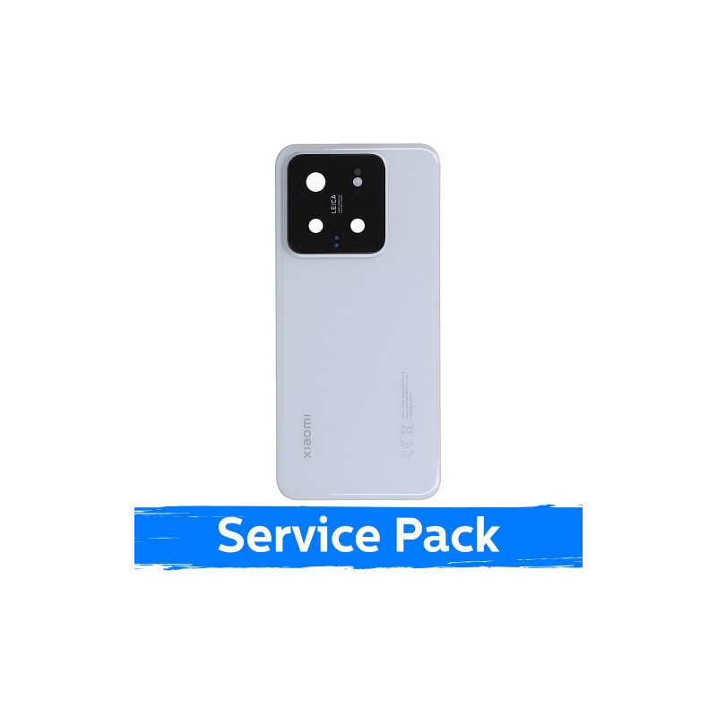 Back cover for Xiaomi 14 / White / (Service Pack)