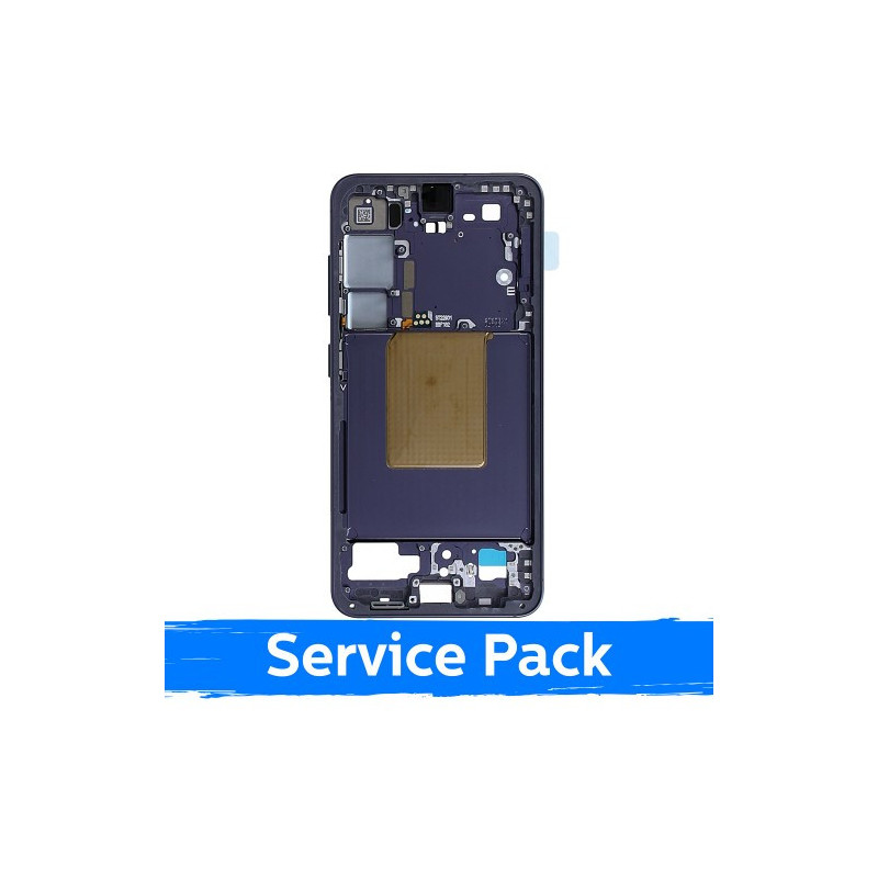Ekrano rėmas / vidinis korpusas skirtas Samsung S921 S24 / Cobalt Violet / (Service Pack)
